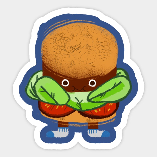 Burger Kind Sticker by slugspoon